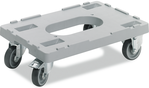 Heavy duty transport dolly for Utz containers