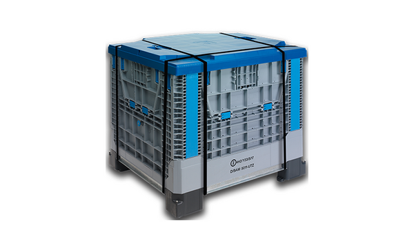 Hazardous goods containers in Euro or isopallet format