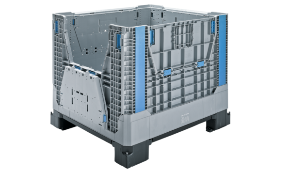 Large-capacity container in pallet format