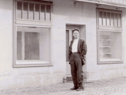 Old photo of Georg Utz in Zurich Altstetten