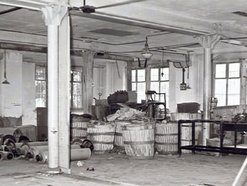 An old photo of Utz factory from the inside